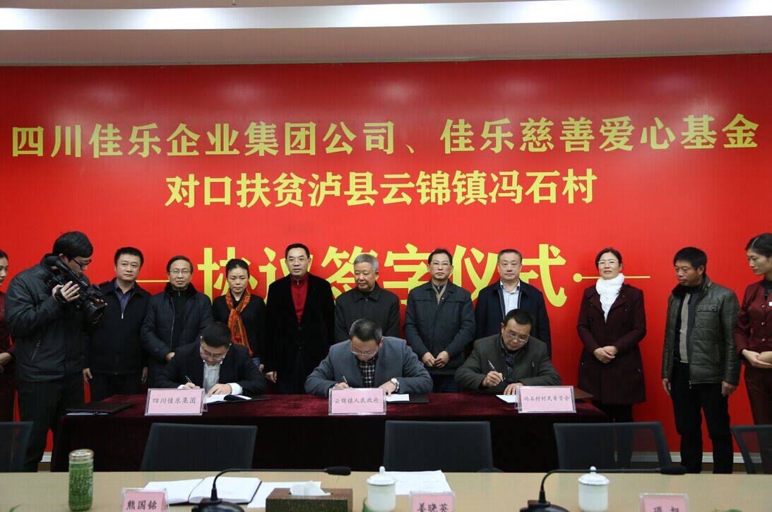 巅峰国际网站集团多项步伐对口扶贫泸县冯石村