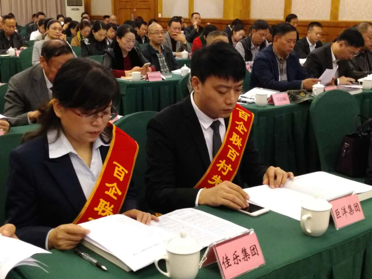 巅峰国际网站集团获得&ldquo;百企联百村&rdquo;先进单位表扬